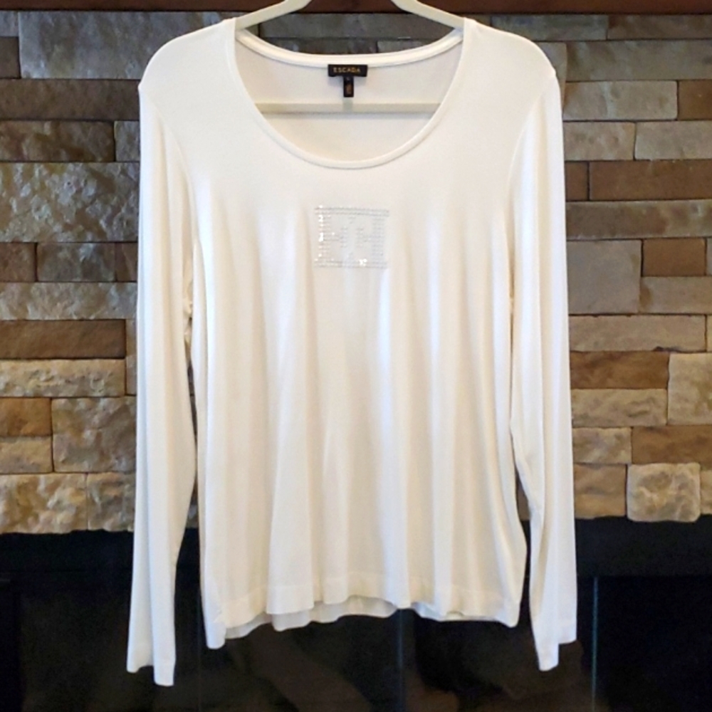 ESCADA SEQUINED SHIRT SIZE LARGE